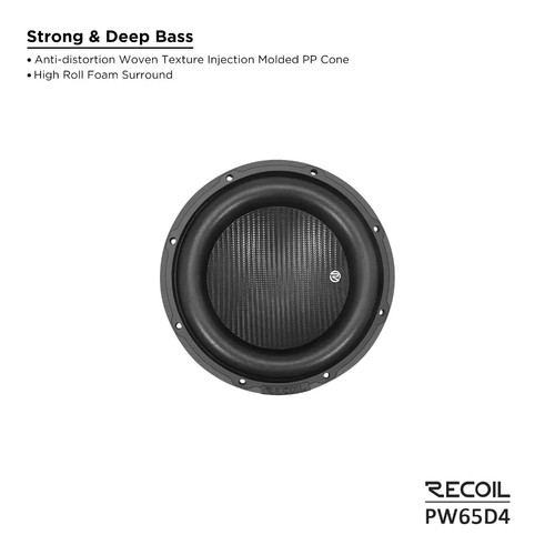 Recoil pw65d4 subwoofer - recoil,